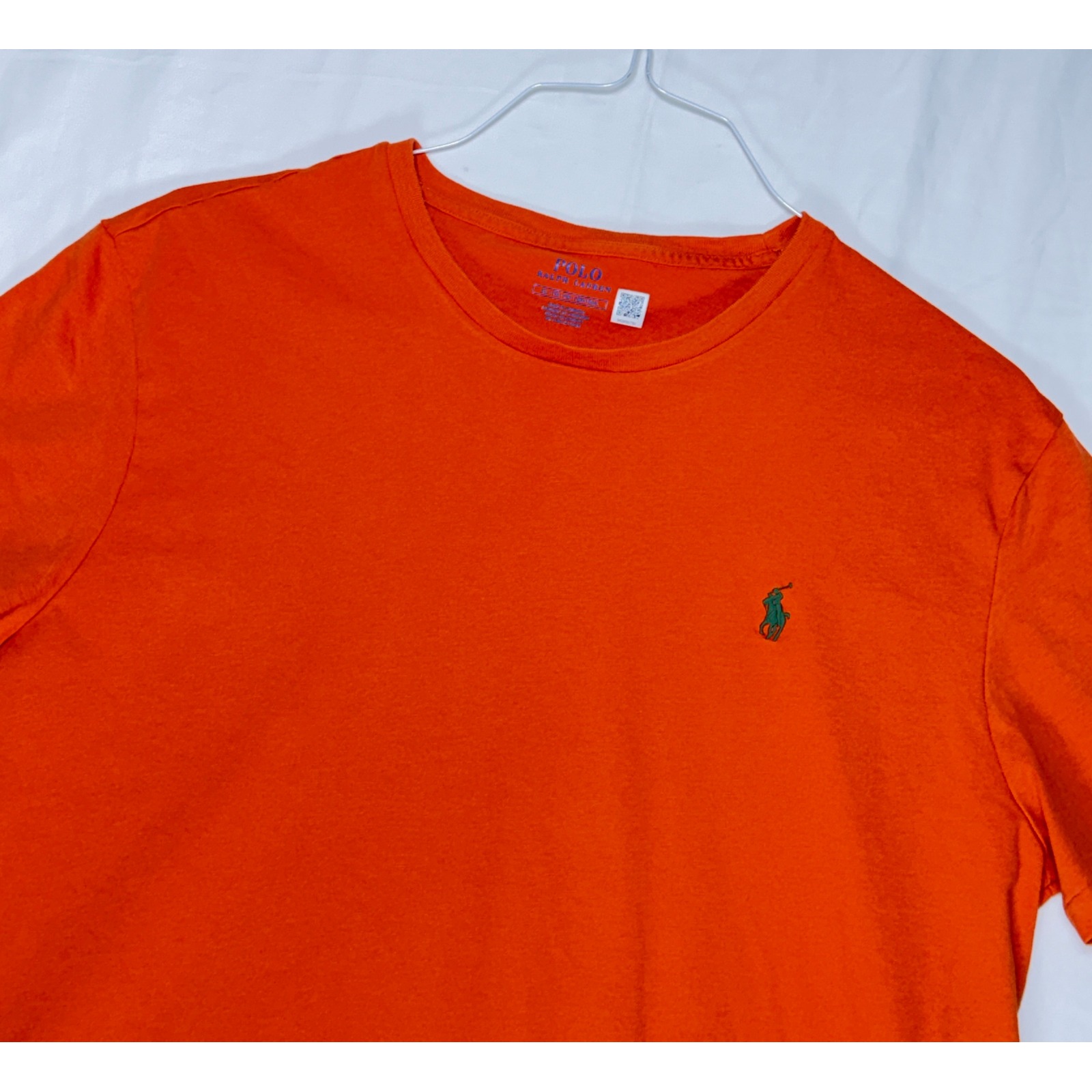Polo Ralph Lauren Men Orange Short Sleeve Crew Neck T Shirt Tee Size Xl